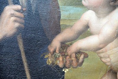 The Holy Family with a Palm Tree (1506-1507), detail - Raphael (Raffaello Sanzio) - 2836