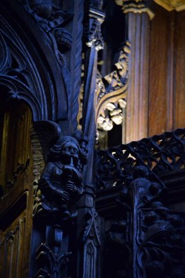 Angel playing bagpipes, Thistle Chapel, Saint Giles Cathedral - 5518