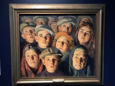 Harbour Crowd (c.1930) - Keith Henderson - 8764