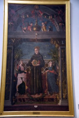St Bernardino of Siena and Angels (1469) - Andrea Mantegna e aiuti - 0307