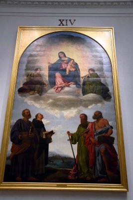 Madonna and Child in Glory with Angels and Saints (Pala Pesaro) (1524-26) - Giovanni Gerolamo Savoldo - 0406