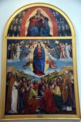 Coronation and Assumption of the Virgin (1522) - Bergognone (Ambrogio da Fossano) - 0449