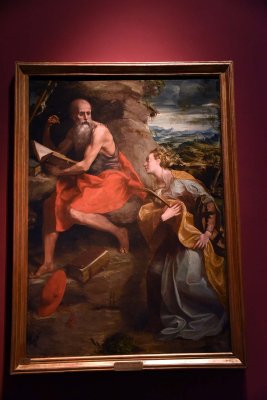 St Jerome and St Catherine of Alexandria (1532-40) - Michelangelo Anselmi - 0725