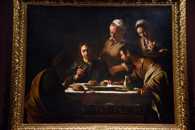 Supper at Emmaus (1606) - Caravaggio - 0834