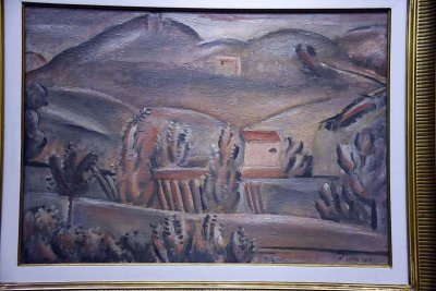 Landscape, Pink Landscape (1916) - Giorgio Morandi - 0546