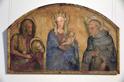 Madonna and Child with St John the Baptist and St Peter Martyr (c. 1430) - Michelino da Besozzo (circle of) - 1938