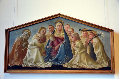 Madonna and Child, Saints and Angels (1430-32) - Filippo Lippi - 2031