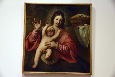 Madonna and Child (before 1660) - Gerolamo Forabosco - 2215