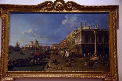 The Molo towards the Mint and the Column of St Theodore (before 1742) - Canaletto - 2292