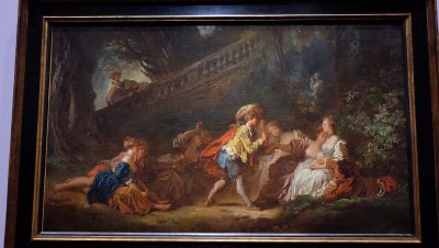 Le Jeu de la Palette (1757-59) - Jean-Honor Fragonard - Muse de Chambry - 7563