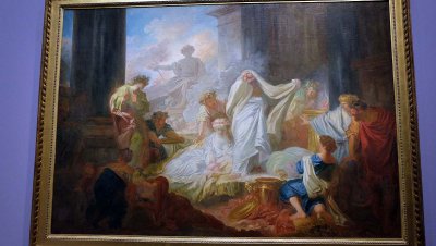 Le Sacrifice de Callirho (1765) - Jean-Honor Fragonard - Muse des Beaux-Arts d'Angers - 7581