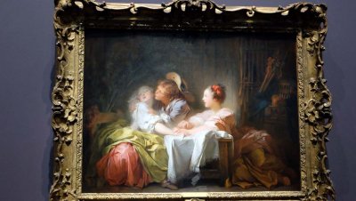 LEnjeu perdu ou Le Baiser gagn (1759-60) - Jean-Honor Fragonard - MET New York - 7630