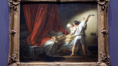 Le Verrou (1777-78) - Jean-Honor Fragonard - Muse du Louvre - 7668