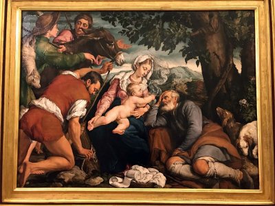 Riposo durante la fuga in Egitto (1547) - Jacopo Bassano - 2262