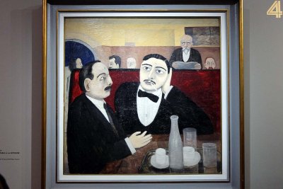 Les Intellectuels  la Rotonde (1916) - Tullio Garbari - Association des Amis du Muse du Petit Palais, Genve - 7136
