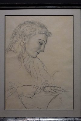 Portrait de Youki Lisant (1924) - Galerie l'Atelier d'Artistes, Paris - 7219
