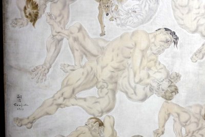 Grande Composition (1928), détail - Maison-atelier Foujita, Essonne - 7257