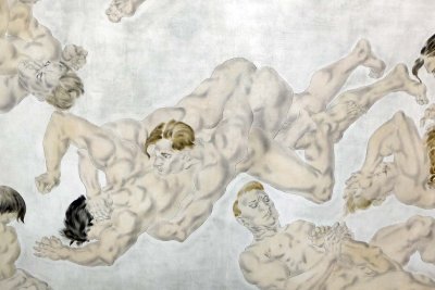 Grande Composition (1928), détail - Maison-atelier Foujita, Essonne - 7258