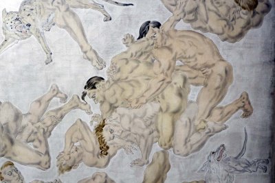Grande Composition (1928), détail - Maison-atelier Foujita, Essonne - 7264