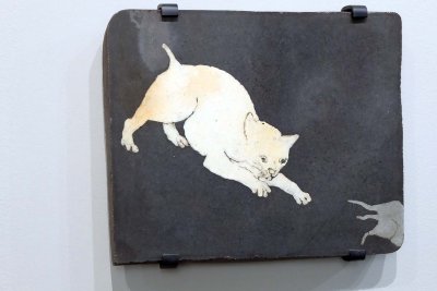 Chat Courant Après une Souris (1925) - Léonard Tsuguharu Foujita & Speranza Calo Séailles - 7319