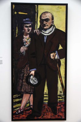 Double-Portrait of the Artist and his Wife Quappi (1941) - Max Beckmann - 4067