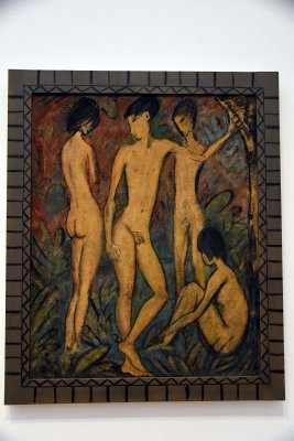 Two young Men and Two Girls (1917) - Otto Mueller - 4085