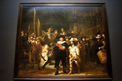 The Nightwatch, Militia Company of Dist. II under the Command of Captain Frans Banninck Cocq (1642) - Rembrandt van Rijn - 4356