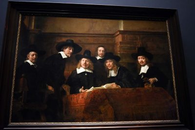 The Wardens of the Amsterdam Drapers Guild, Known as The Syndics (1662) - Rembrandt van Rijn - 4388