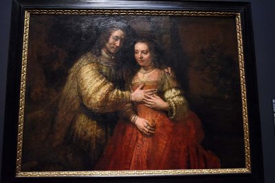 Isaac and Rebecca, Known as ‘The Jewish Bride’ (1665-1669) - Rembrandt van Rijn - 4390
