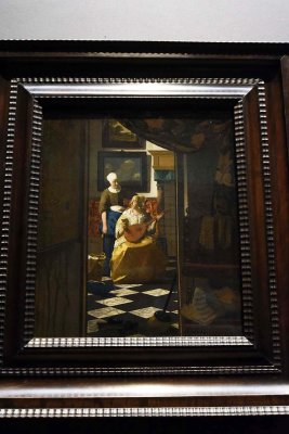 The Love Letter (1669-1670) -  Johannes Vermeer - 4443
