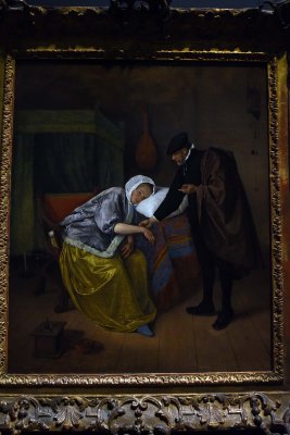 The Sick Woman (1663-1666) - Jan Havicksz. Steen - 4453