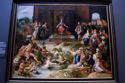 Allegory on the Abdication of Emperor Charles V in Brussels (1630-1940) - Frans Francken II - 4517