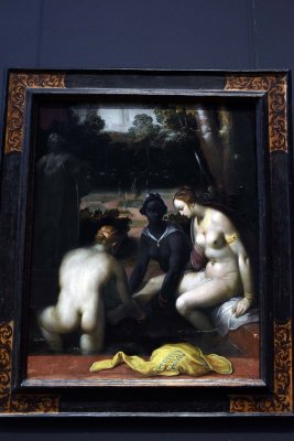 Bathsheba at her Toilet (1594) - Cornelis Cornelisz van Haarlem - 4527