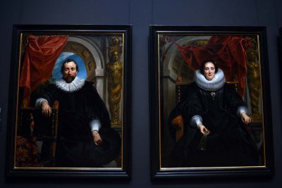 Portrait of Rogier Le Witer & Catharina Behaghel (1635) - Jacob Jordaens (I) - 4550