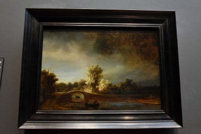 Landscape with a Stone Bridge (1638) - Rembrandt van Rijn - 4589