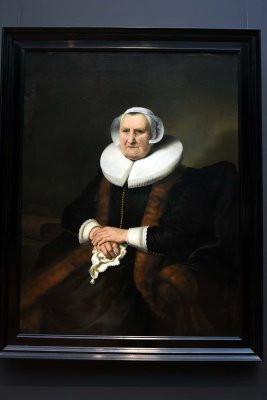 Portrait of an Old Lady, Possibly Elisabeth Bas (1640-1645) - Ferdinand Bol (attributed to) - 4601