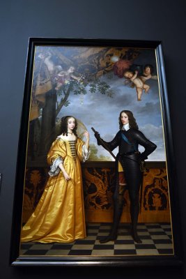 Portrait of Willem II (1626-1650), Prince of Orange, and his Wife Mary Stuart (1631-1660) - Gerard van Honthorst - 4637