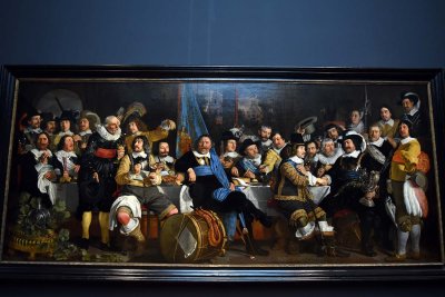 Banquet at the Crossbowmens Guild in Celebration of the Treaty of Mnster (1648) - Bartholomeus van der Helst - 4639