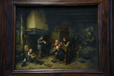 Peasants in an Interior (1660) - Adriaen van Ostade - 4660