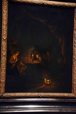 The Night School (1660-1665) - Gerard Dou - 4798