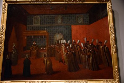 Ambassador Cornelis Calkoen at his Audience with Sultan Ahmed III (1727-1730) - Jean Baptiste Vanmour - 4821