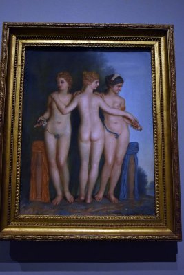 The Three Graces, after the Antique Marble Group in the Galleria Borghese, Rome (1737) - Jean-Etienne Liotard - 4830