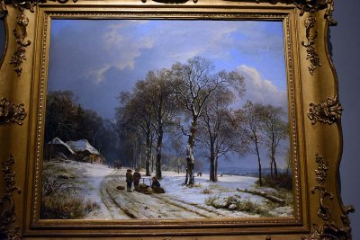 Winter Landscape (1835-1838) - Barend Cornelis Koekkoek - 4859