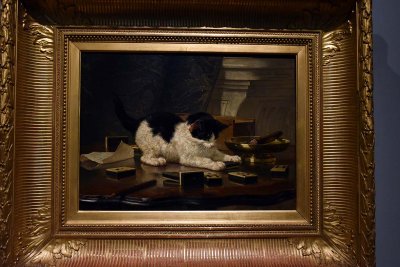 Cat at Play (1828) - Henritte Ronner-Knip - 4863