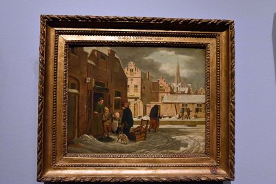 City View in Winter (c. 1800) - Dirk Jan van der Laan -  4868
