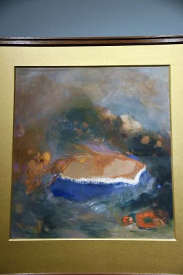 Ophlie, la Cape bleue sur les eaux (1900-1905) - Odilon Redon - 4902