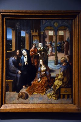 Christs Second Visit to the House of Mary and Martha (1515-1520) -  Cornelis Engebrechtsz - 4965