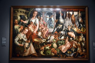 The Well-stocked Kitchen (1566) - Joachim Bueckelaer - 5084