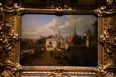 View of the Anthonispoort in Amsterdam, the Zuiderkerk Beyond (1652-1672) - Jan van der Heyden -  5156
