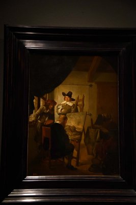 Visit to an Artist's Workshop (1659) - Quiringh van Brekelenkam - 5338